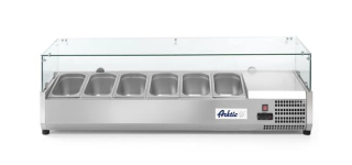 Chladicí zásobník GN 1/3, Arktic, 6x GN 1/3, 230V/180W, 1405x420x(H)456mm