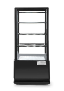 Chlazená skříň displeje, 78 l, Arktic, černá, 230V/170W, 444x397x(H)940mm