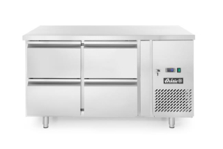 Chladicí stůl se 4 zásuvkami a postranními skříňkami, Arktic, Profi Line, 230V/250W, 1360x700x(H)858mm