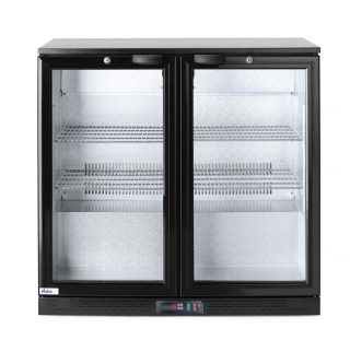 Zadní barová dvoudveřová chladnička, Arktic, 158L, Černá, 220-240V/160W, 900x540x(H)890mm