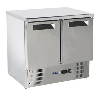 Chlazený stůl s pracovní deskou z nerezové oceli, Arktic, stůl chladící, 247L, 900x700x(H)850mm