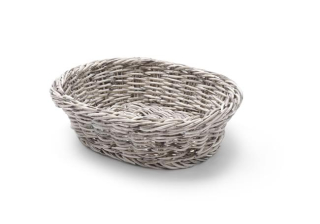 Oválný koš, HENDI, Světle šedá, 250x190x(H)65mm