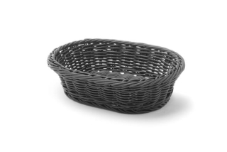 Oválný koš, HENDI, Černá, 250x190x(H)65mm