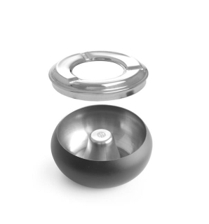 Popelník černý, HENDI, ø105x(H)58mm