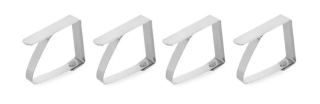 Klipy na ubrusy - 4 ks., HENDI, 4 ks, 50x10x(H)40mm