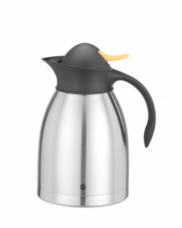 HENDI | termoska servírovací, nerez, objem 1,5L, ø145x(H)230mm, ŽLUTÝ UZÁVĚR