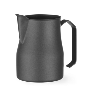 Konvice na pěnění mléka matná černá, HENDI, 0,7L, Černá, ø84x(H)130mm