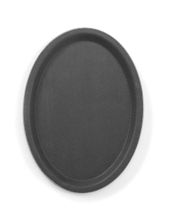 Tác servírovací polyesterová protiskluzový, oválný, HENDI, 160x230mm