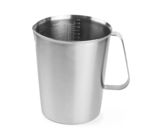 Odměrka ocelová, HENDI, 2L, ø140x(H)170mm