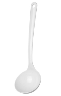 naběračka, HENDI, 0,14L, Bílá, 300x93mm