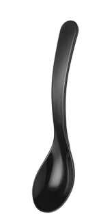 Lžíce na salát, HENDI, 0,03L, Černá, 235x55mm