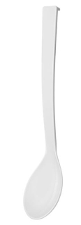 Lžíce na salát, HENDI, 0,06L, Bílá, 335x70mm