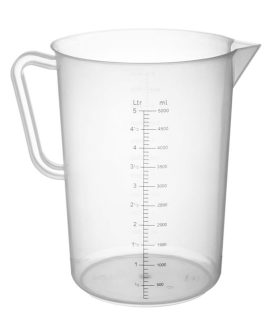 Odměrka, HENDI, 5L, ø190x(H)270mm