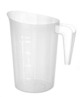 Stohovatelná polypropylenová odměrka, HENDI, 2L, ø160x(H)205mm