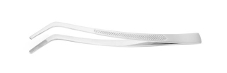 Zahnutá pinzeta s ergonomickou rukojetí, HENDI, (L)240mm