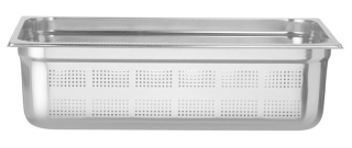 Kontejner GN 1/1 perforovaný, HENDI, Profi Line, GN 1/1, 21L, Světle šedá, (H)150mm