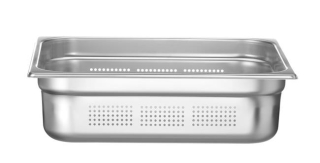 Kontejner GN 2/3 perforovaný, HENDI, Profi Line, GN 2/3, 9L, (H)100mm