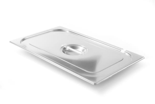 Víko pro nádoby GN s výřezem pro naběračku, HENDI, Kitchen Line, GN 1/1, 530x325mm