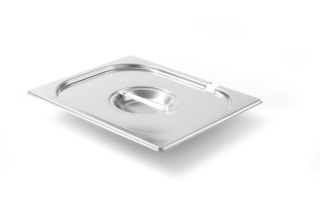 Víko pro nádoby GN s výřezem pro naběračku, HENDI, Kitchen Line, GN 1/2, 265x325mm