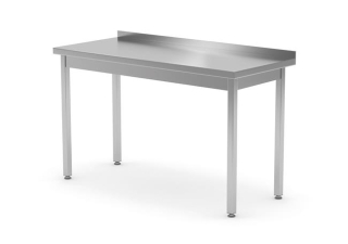 HENDI | Nástěnný stůl, šroubovaný, hloubka 600 mm, Kitchen Line, velikost 1000x600x(H)850mm