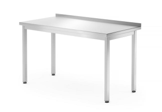 HENDI | Nástěnný stůl, šroubovaný, hloubka 600 mm, Kitchen Line, velikost 1400x600x(H)850mm
