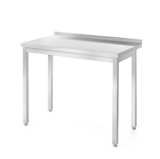 HENDI | nerez šroubovaný stůl na stěnu, hloubka 700 mm, HENDI, Kitchen Line, velikost 1000x700x(H)850mm