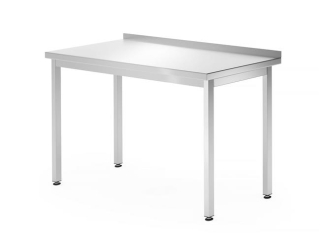HENDI | nerez šroubovaný stůl na stěnu, hloubka 700 mm, HENDI, Kitchen Line, velikost 1200x700x(H)850mm