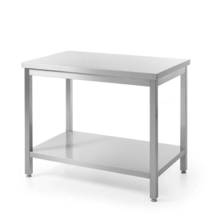 Středový stolek , s policí - šroubovací, HENDI, Kitchen Line, 800x700x(H)850mm