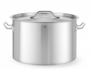 HENDI | Střední hrnec s poklicí, Budget Line, objem 32L, ø400x(H)260mm