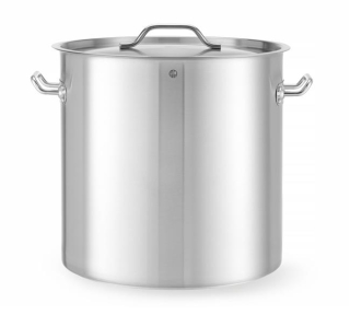 Vysoký hrnec s poklicí, HENDI, Budget Line, 50L, ⌀400x(H)400mm