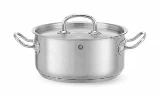 Nízký hrnec s pokličkou, HENDI, Kitchen Line, 2,9L, ⌀200x(H)95mm