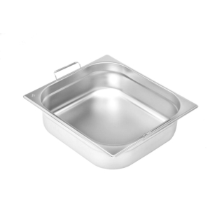 TOMGAST | Gastronádoba PROFI velikost GN 2/3, výška 6,5 cm, s UCHYTY