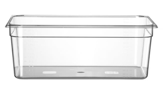 Kontejner GN 1/1 polykarbonát, HENDI, Profi Line, GN 1/1, 24L, Průhledná, 530x325x(H)200mm