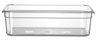 Kontejner GN 1/1 polykarbonát, HENDI, Profi Line, GN 1/1, 21L, Průhledná, 530x325x(H)150mm