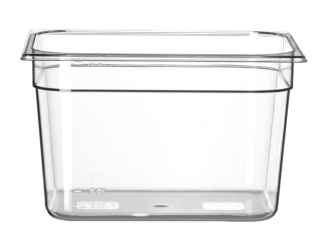 Kontejner GN 1/2 polykarbonát, HENDI, Profi Line, GN 1/2, 12,5L, Průhledná, 325x265x(H)200mm