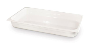 Kontejner GN 1/1 bílý polykarbonát, HENDI, GN 1/1, 9L, Bílá, 530x325x(H)65mm