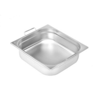 TOMGAST | Gastronádoba PROFI velikost GN 1/2, výška 15 cm, S UCHYTY
