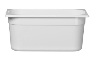 Kontejner GN 1/3 bílý polykarbonát, HENDI, GN 1/3, 5,7L, Bílá, 325x176x(H)150mm