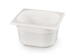 Kontejner GN 1/6 bílý polykarbonát, HENDI, GN 1/6, 2,4L, Bílá, 176x162x(H)150mm