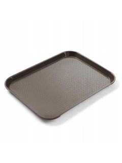 HENDI | Tác, podnos polypropylénový Fast Food small, barva Hnědá, 265x345x(H)20mm