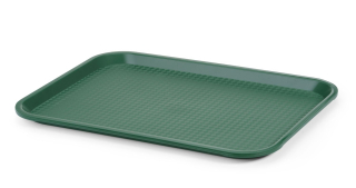 HENDI | Tác, podnos polypropylénový Fast Food medium, barva Zelená, 305x415x(H)20mm
