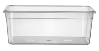 Kontejner GN 1/1 polypropylen, HENDI, Profi Line, GN 1/1, 28L, Průhledná, 530x325x(H)200mm