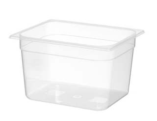Kontejner GN 1/2 polypropylen, HENDI, Profi Line, GN 1/2, 12,5L, Průhledná, 325x265x(H)200mm