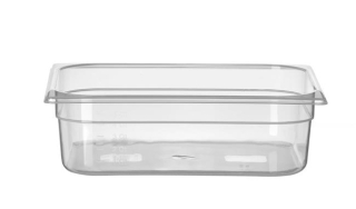 Kontejner GN 1/2 polypropylen, HENDI, Profi Line, GN 1/2, 6,5L, Průhledná, 325x265x(H)100mm