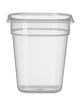 Kontejner GN 1/6 polypropylen, HENDI, Profi Line, GN 1/6, 3,4L, Průhledná, 176x162x(H)200mm