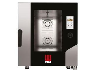 Konvekční parní trouba Millenial Touch Screen Gastro 7x GN 1/1, elektrická, s automatickým systémem čištění, Tecnoeka, 400V/11400W, 730x849x(H)850mm