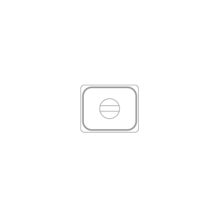 Víko se silikonovým těsněním na gastronádoby GN 1/2