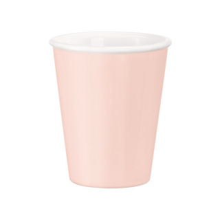 Bormioli Rocco | hrnek na kávu, čaj skleněný, objem 21,5 cl, barva růžová | BR-40089913