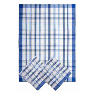 Utěrka kuch. 3ks 70x50cm modrá – 100% Egyptská bavlna