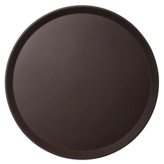 Camtread podnos protiskluzový kulatý pr. 35,5 cm, hnědá